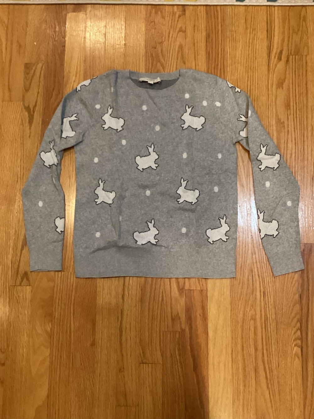 Women’s Grey Rabbit Sweater - Picture 1 of 5